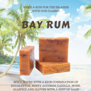 Bay Rum Bar Soap – Bold Masculine Scent for Men | Pleasant Run Farms