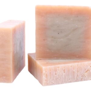 Zesty Ginger Exfoliating Handmade Artisan Bar Soap with Lime & Hibiscus | Pleasant Run Farms